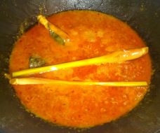 Added water and ketjap, and simmering away